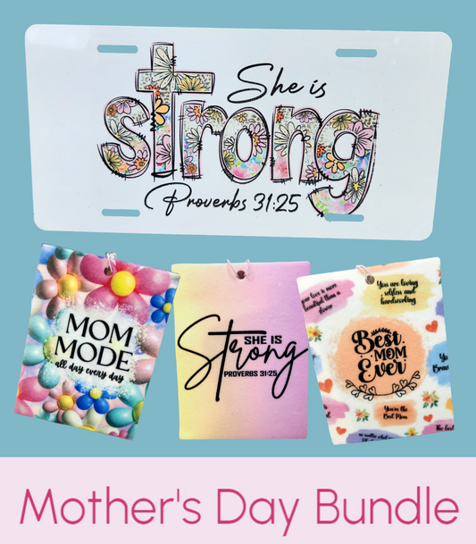 Mother's Day license plate bundle
